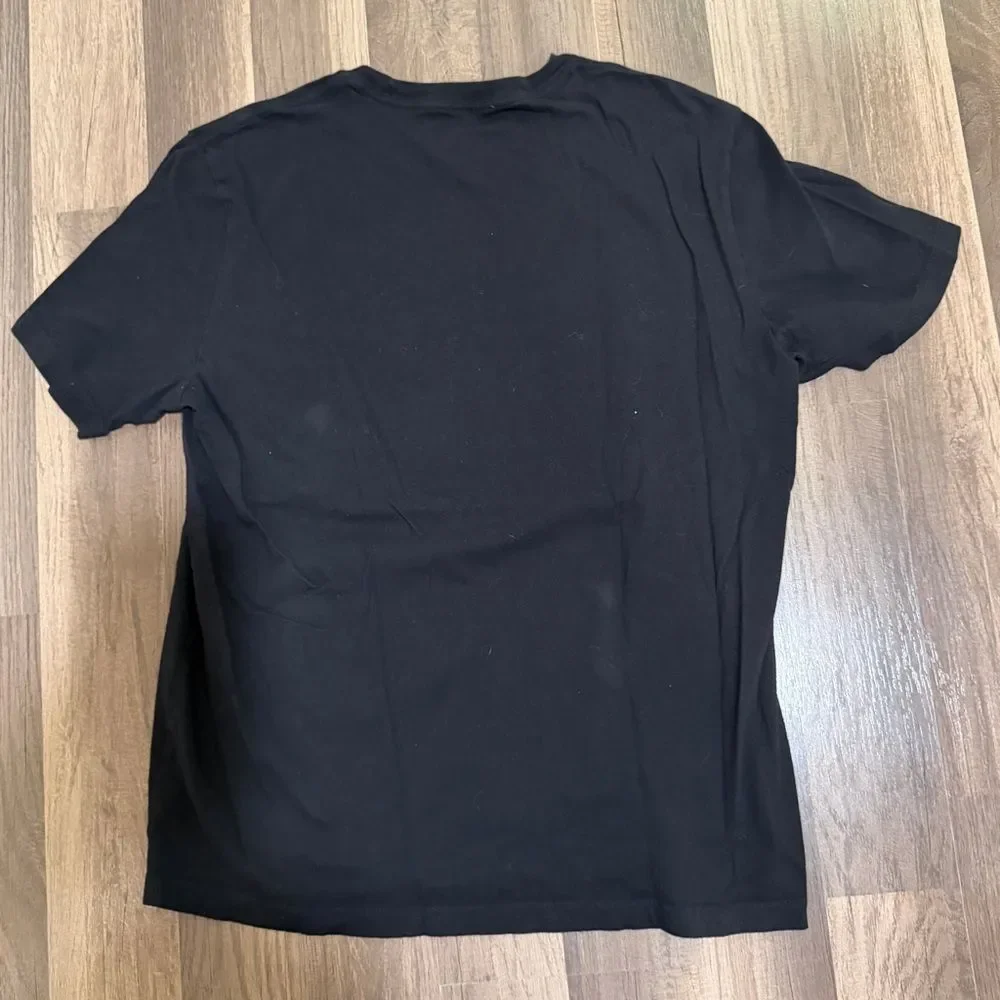 True Religion Red Buddah Graphic Streetwear  Black Tee L